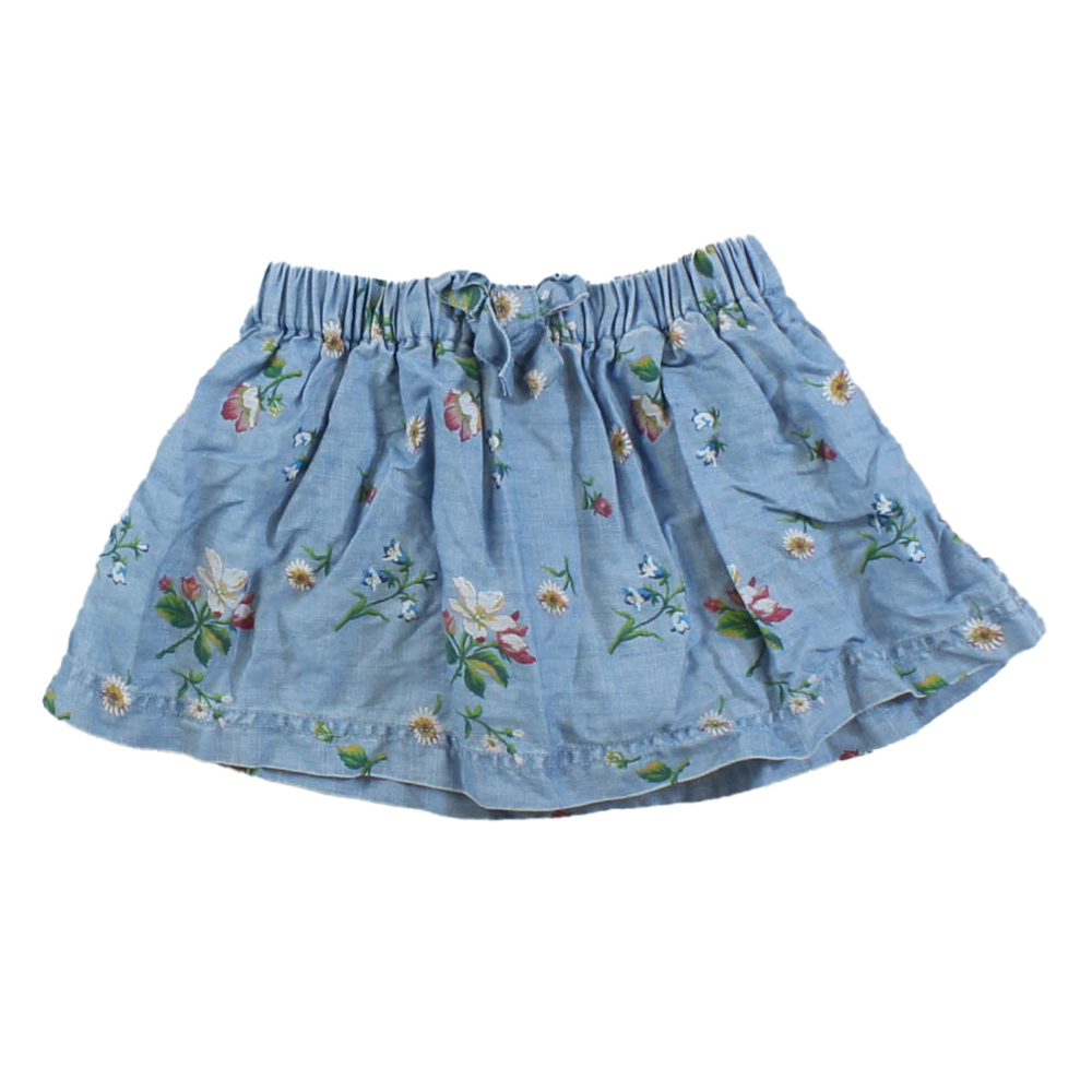 Blu & Blue Girls Blue | Floral Skirt size: 18-24 Months